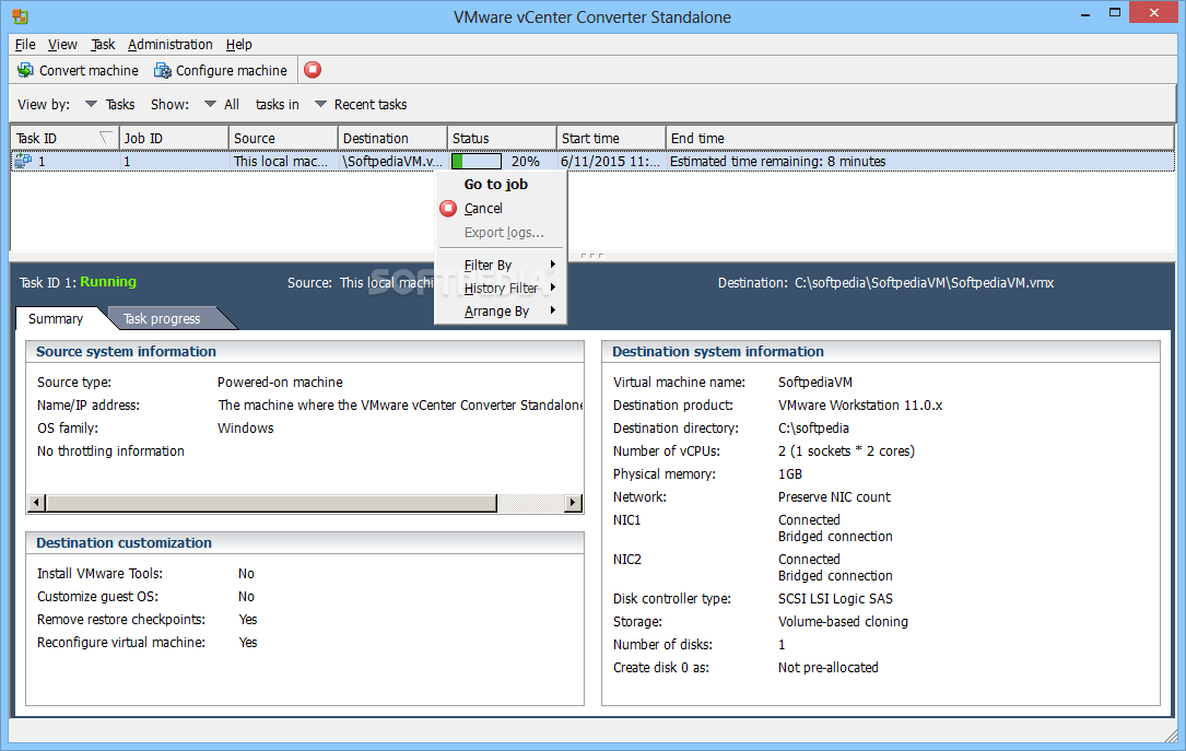 vmware vcenter converter standalone server